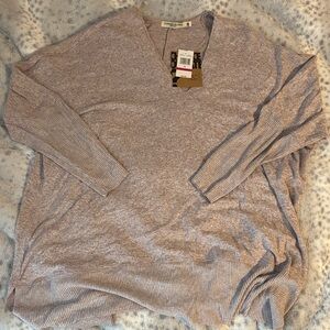 Chance of Fate Lavender V-Neck Sweater